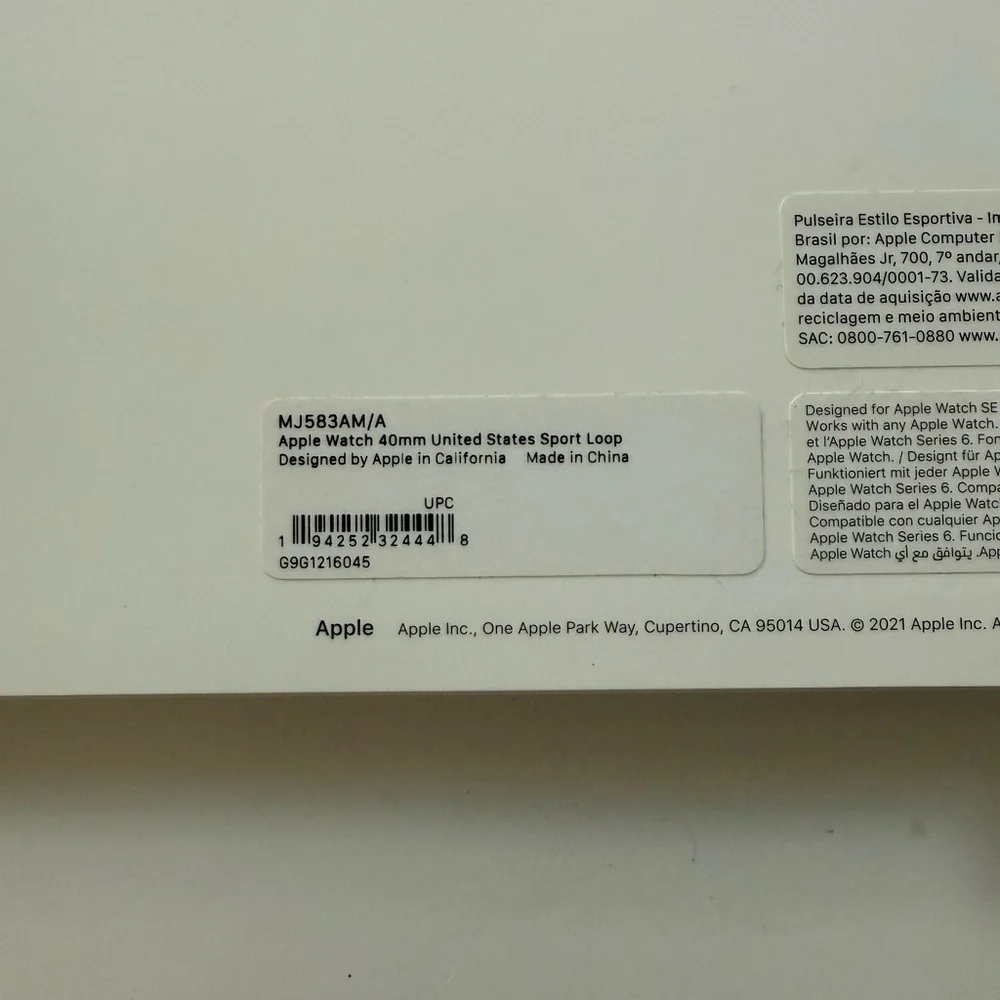 Apple USA International Collection Red, White & Blue Sport Loop Band - Picture 5 of 6